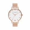 Olivia Burton OLIVIA BURTON Watch OB15BD79 White X Pink Gold