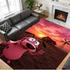 Crystal Velvet Rug Soft Non Slip Indoor Floor Mat Home DecorCourage the Cowardly Dog