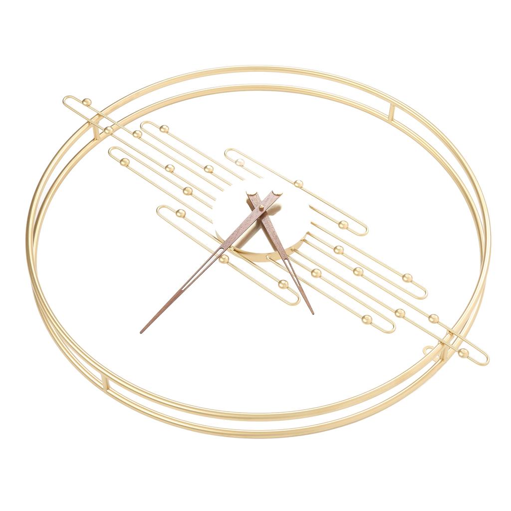 Wall Clock Unique Design Elegant Fashionable Hanging Clock Decoration with Premium Walnut Hands