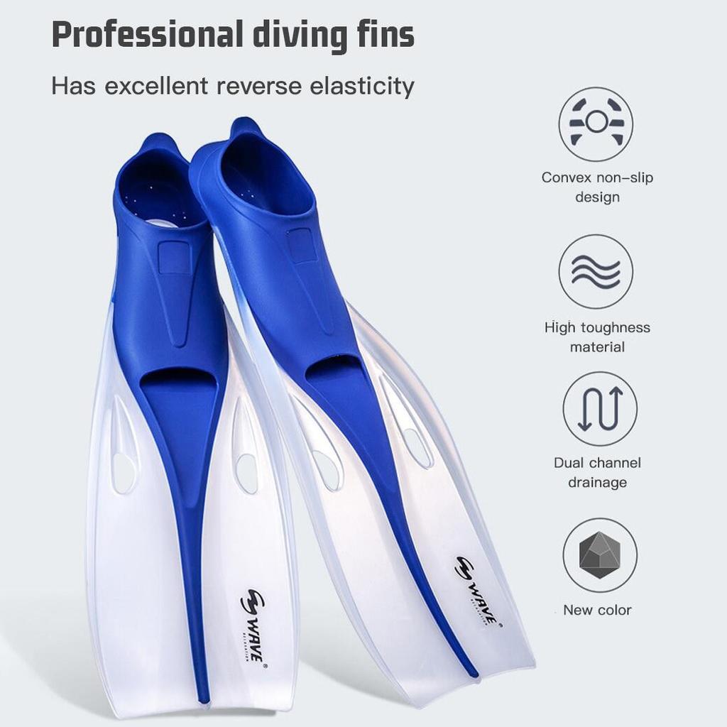OLIKEI 3 шт./компл., профессиональные ласты для подводного плавания, маска для дайвинга для взрослых, полностью сухая трубка для дайвинга, длинные ласты, оборудование для подводного дайвинга