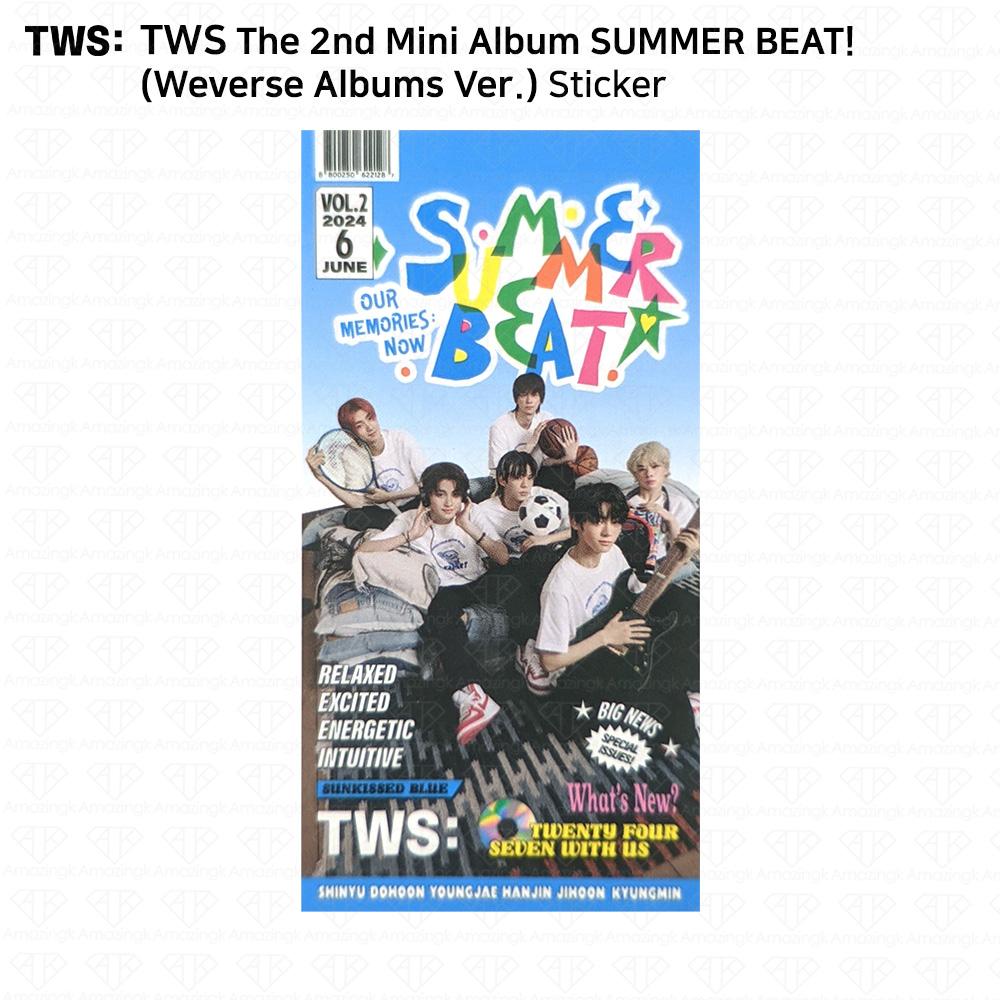 TWS The 2nd Mini Album SUMMER BEAT Official Photocard Shinyu Dohoon Jihoon KPOP