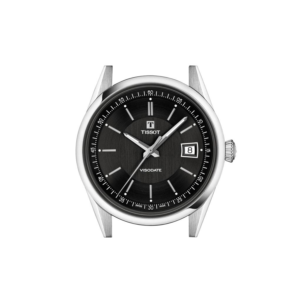Tissot Мужские модные часы из нержавеющей стали с черным циферблатом T157.407.11.051.00