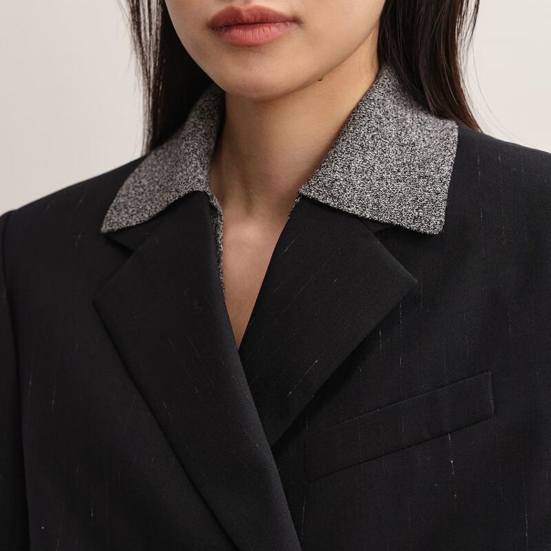 LESS 2025 Autumn Slim-Fit Wool Lapel Suit Jacket