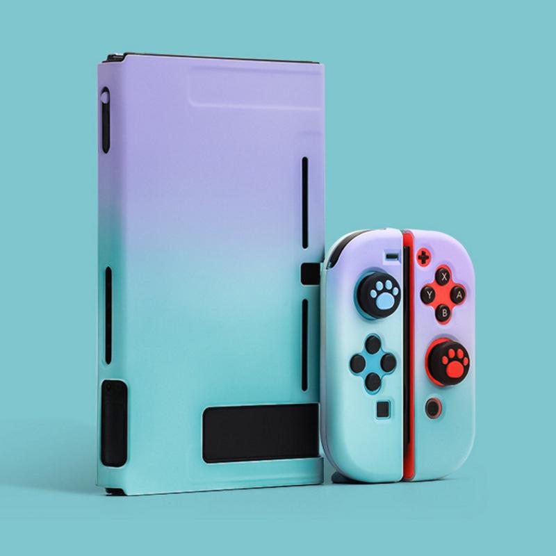 VAORLO Защитный корпус градиентного цвета для переключателя NS NX, чехол из жесткого пластика, задняя крышка, пыленепроницаемый, защита от падения