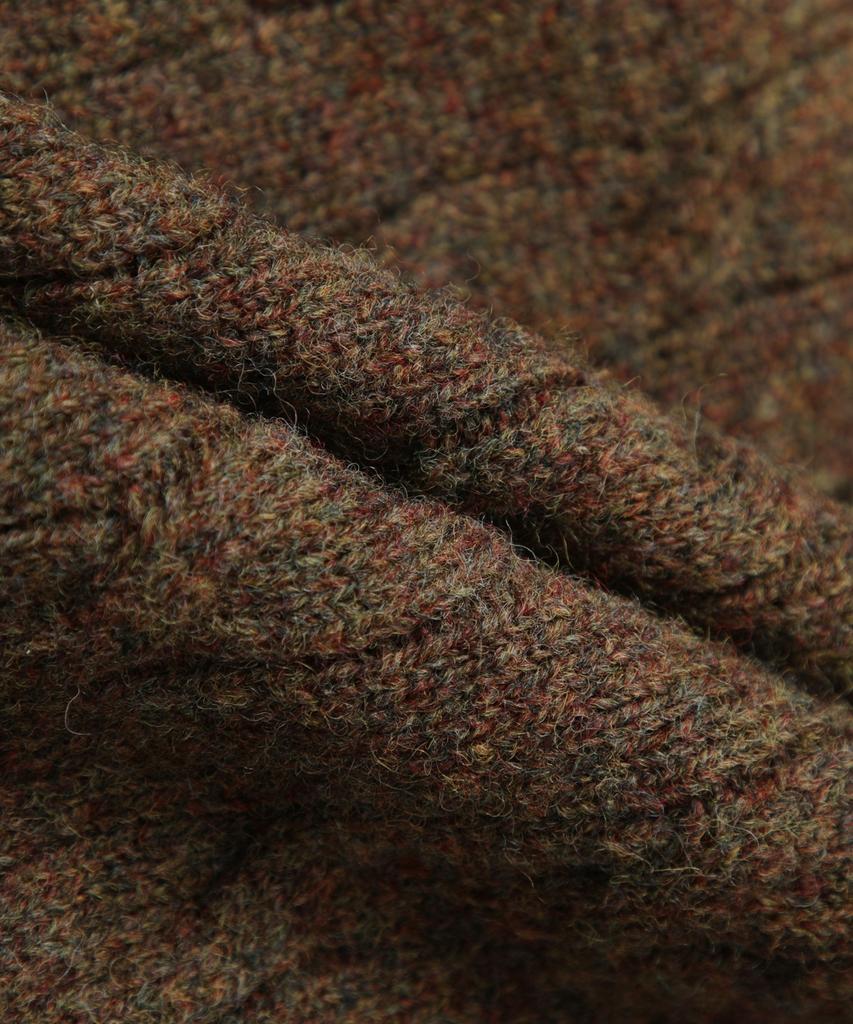 BROOKS BROTHERS [Online Exclusive] Shetland Cable Pullover (Brown) (Bbwrmof410)