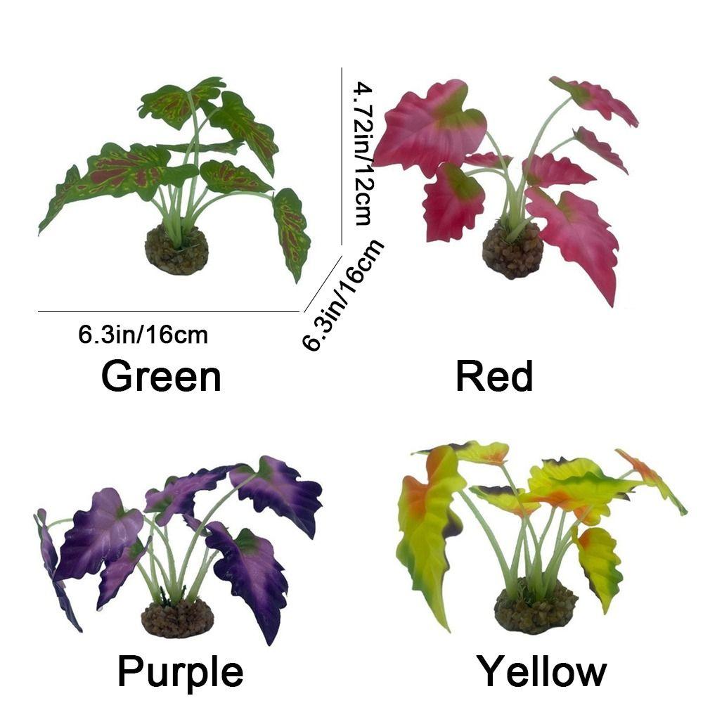 Small Artificial Underwater Plants Plastic Artificial Grass Ornament Small Ponds