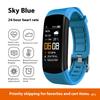 C5S Color Screen Exercise Step Counting Smart Bracelet Heart Rate Blood Pressure Health Monitoring Silicone