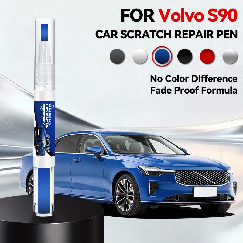 For Volvo S90 Car Paint Repair Pen Touch Up Scratch Remover DIY Auto Accessories White 707 Gray Brown 722 Blue 720 723 Black 717