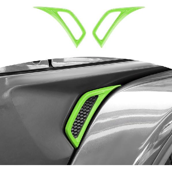 RT-TCZ For Jeep JL Side Fender Vent Decal Trim Cover For Jeep Wrangler JL JLU 2018-Present For Gladiator JT -Present Baby Blue Exterior Accessories