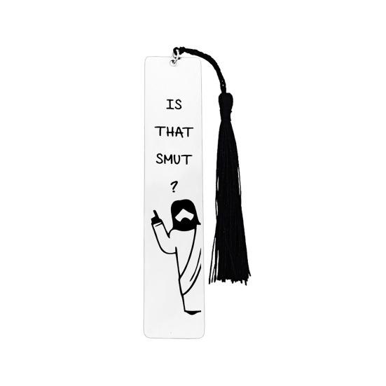 Забавная закладка с кисточкой, гладкая, нержавеющая, устойчивая к коррозии, маркер для страниц для скрапбукинга, украшение для закладки