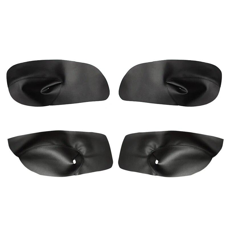 4X кожаный дверной подлокотник из микрофибры для VW Golf 4 MK4 Jetta Bora 99-05, ручное управление, подлокотник для оконной двери, панель, накладка