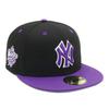 New Era Кепка 59FIFTY 70900022 NER36C9865 MLB New York Yankees NY Черный Черный 7 БОКОВОЙ ПАТЧ ПОД КОЗЫРЬКОМ ONSPOTZ Изготовленная на заказ шляпа Gokyu Fifty Стильная
