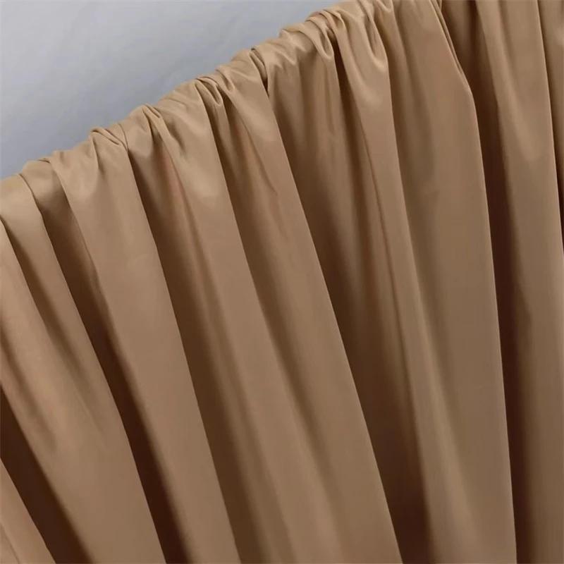 Однотонная красная бордовая ржавая шифоновая ткань драпировка жоржет для платья юбки рубашки украшения платья ручная работа DIY материал для одежды