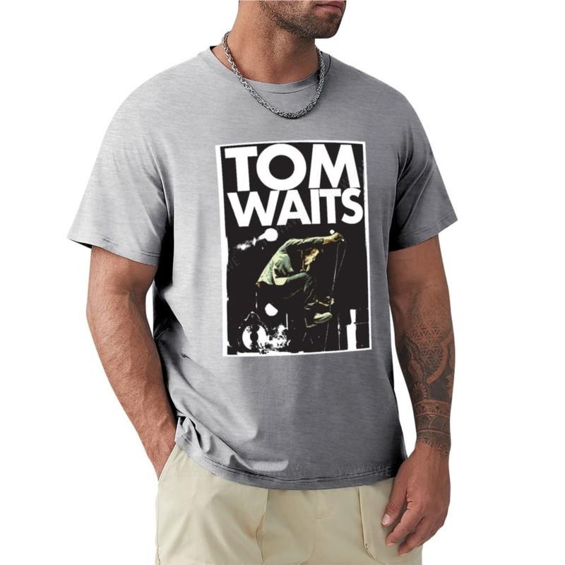 Tom Waits TShirt Funny T Shirts Sweat Shirt Unisexs Vintage T Shirts Cotton Top Tees Unisexs TShirt
