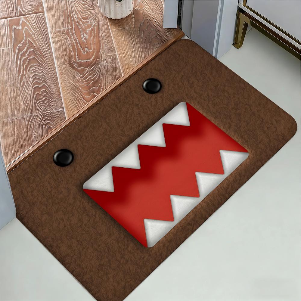 D-Domo-kun Япония Напольный коврик Уютный фланелевый Мягкий толстый Нескользящий коврик Для гостиной спальни кухни Декор Ковры