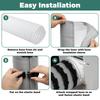 Air Conditioner Hose Cover Wrap Portable Universal  AC Hose Cover with Elastic Band Insulated Air Conditioner Hose Cover