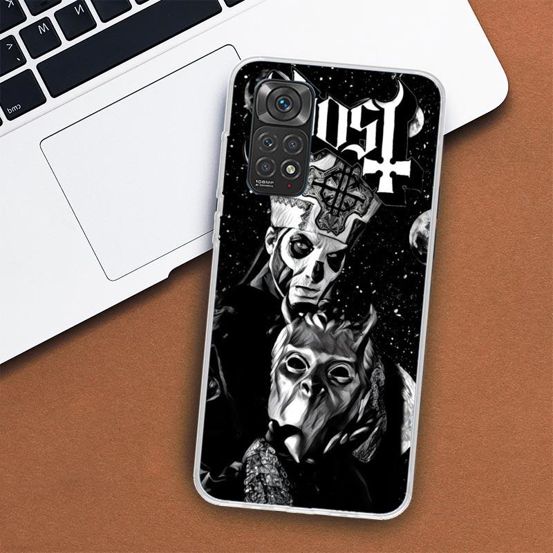 Ghost Papa Emeritus Phone Case For Xiaomi Redmi Note 13 12 12S 11 11S 10 10S 9 9S 11T 11E Pro Plus 8 8T 7 + Coque Cover