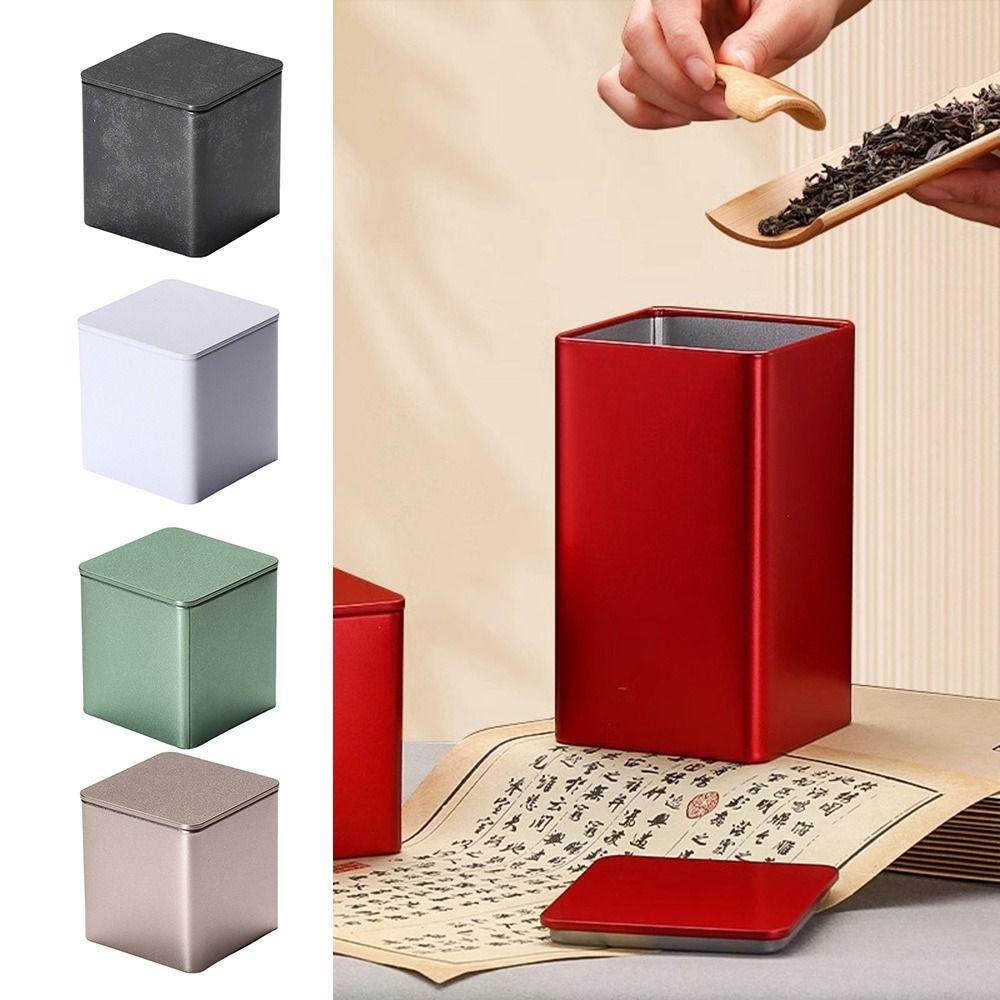 Tinplate Tea Jar Large Capacityf Sealed Tea Can Hiqh Quality Tea Tin for Home&Travel