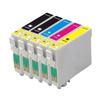 Pack of 5 Compatible EPSON T1295 Black and Colors Cartridges Nopan-ink