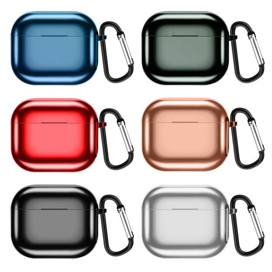 Защитный чехол с гальваническим покрытием, тонкое качество изготовления, практичные Bluetooth-совместимые наушники-вкладыши из ТПУ для Airpods 3