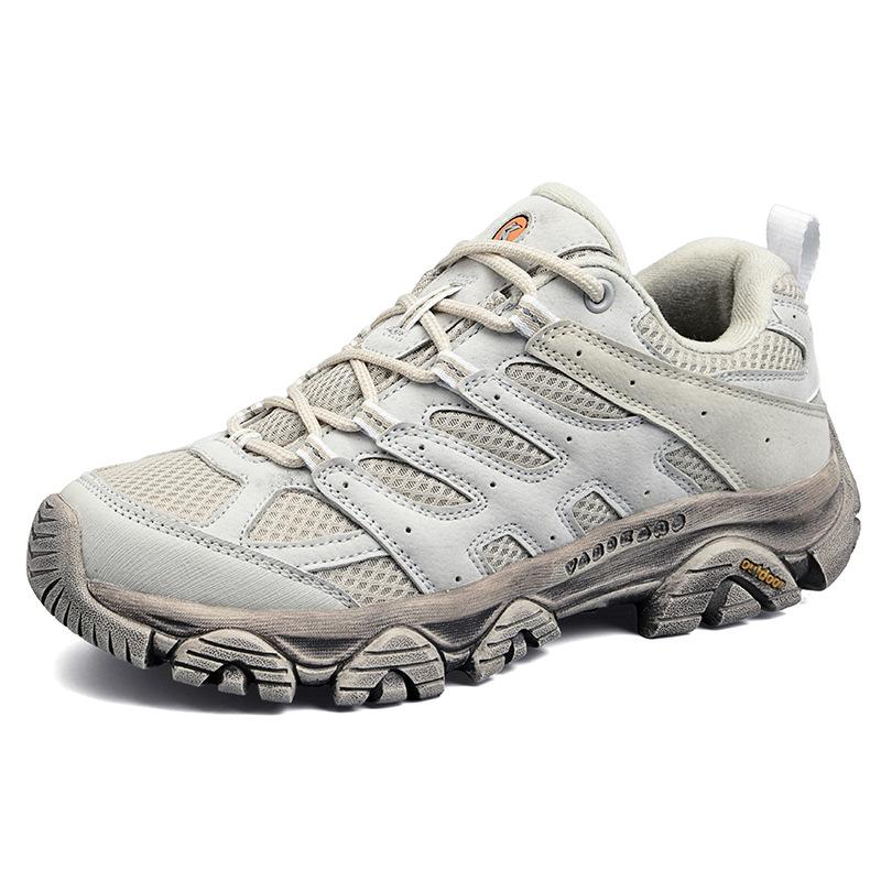 Four Seasons Outdoor Hiking Shoes Men's Couple Mesh Breathable Off-Road Running Shoes Non-slip Climbing Hiking Shoes