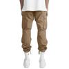 Men Cargo Pants Drawstring Waist Casual Trousers Multi-Pocket Loose Joggers Athletic Trousers for Daily Wear Exercise Street