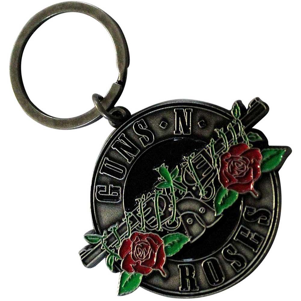 Guns N Roses Circle Logo Keyring