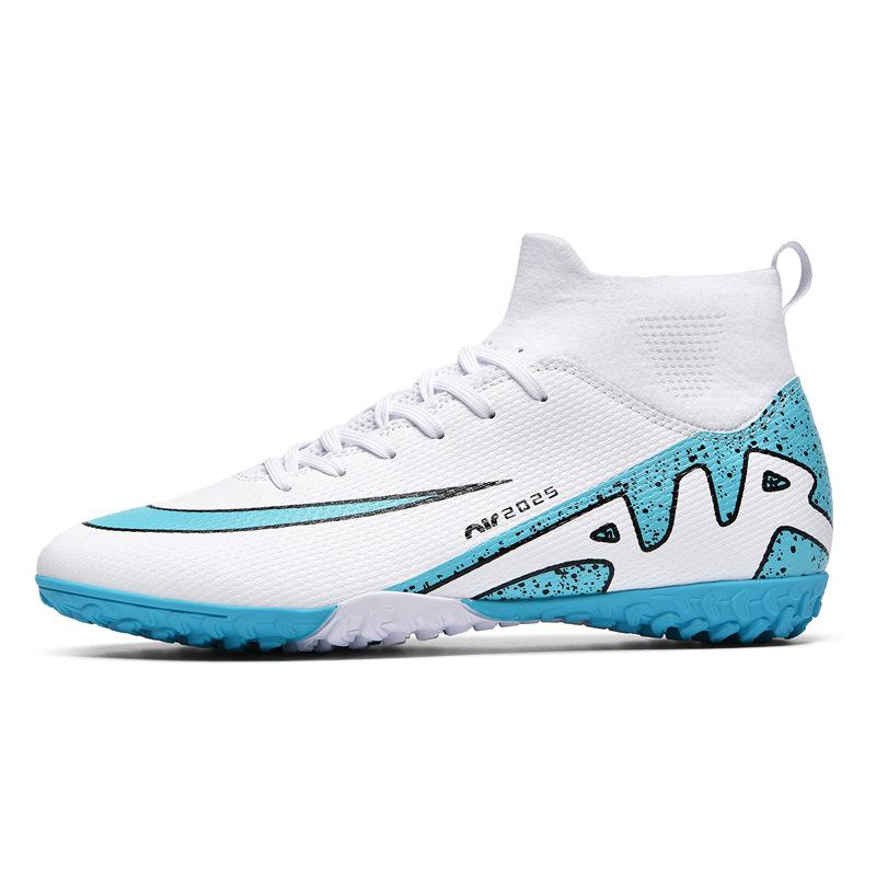 Новые детские высокие футбольные бутсы мужские для искусственного газона длинные шипы сломанные шипы тренировочные спортивные футбольные бутсы