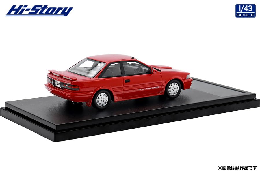 Hi Story Toyota COROLLA LEVIN Super Red II Completed Product 1/43 GT-Z (1987)