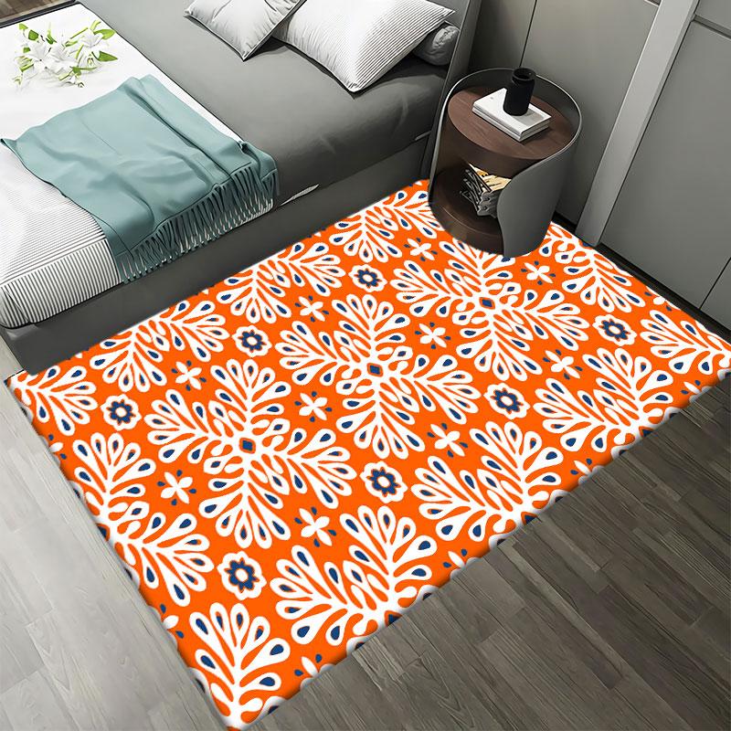 Ретро ковер для гостиной, нескользящий круглый ковер с богемным узором, коврик для детской комнаты, коврик для спальни