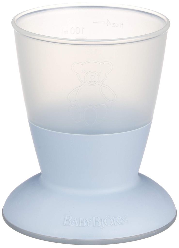 Baby Cup Powder Blue Japanese Product with BabyBjörn 2-Pack (Authentic Warranty)