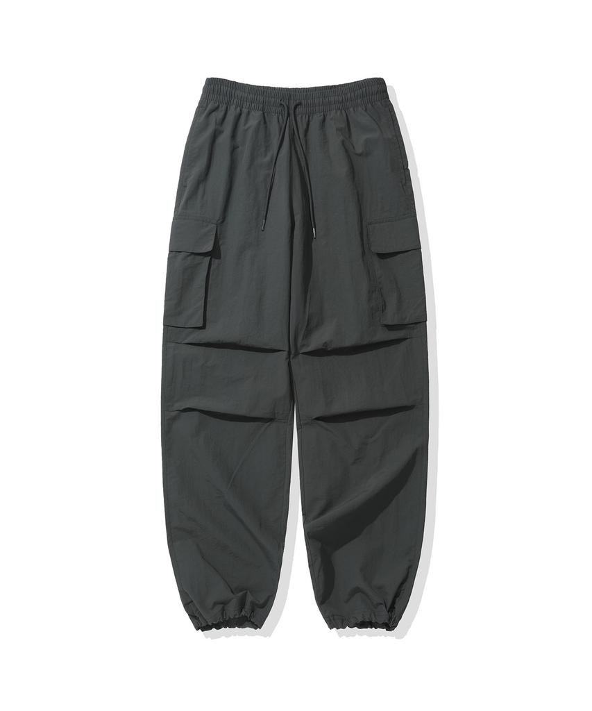 CGP Nylon Cargo Parachute Pants - Charcoal