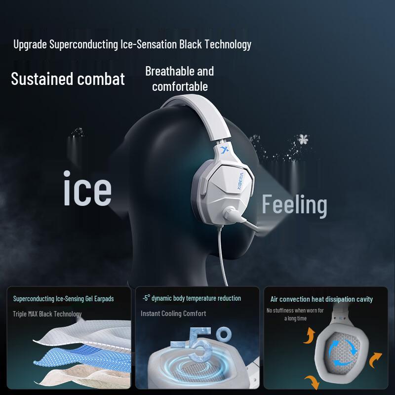 XIBERIA V13UPRO Wired Gaming Headset with 7.1 Surround Sound