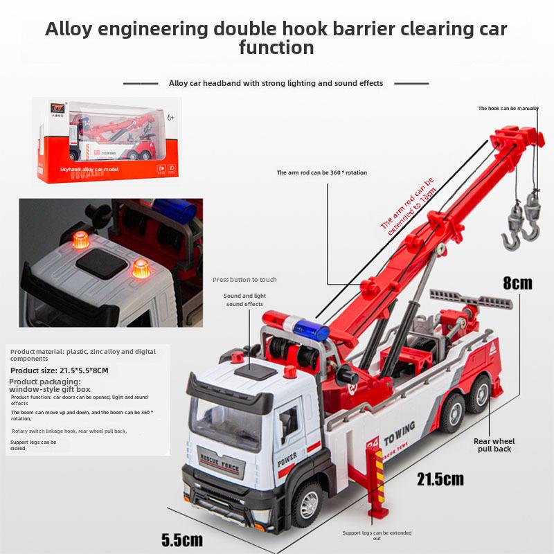 Инженерная модель Eagle Alloy: Эвакуатор, кран, спасательная техника, бортовой грузовик и лесовоз