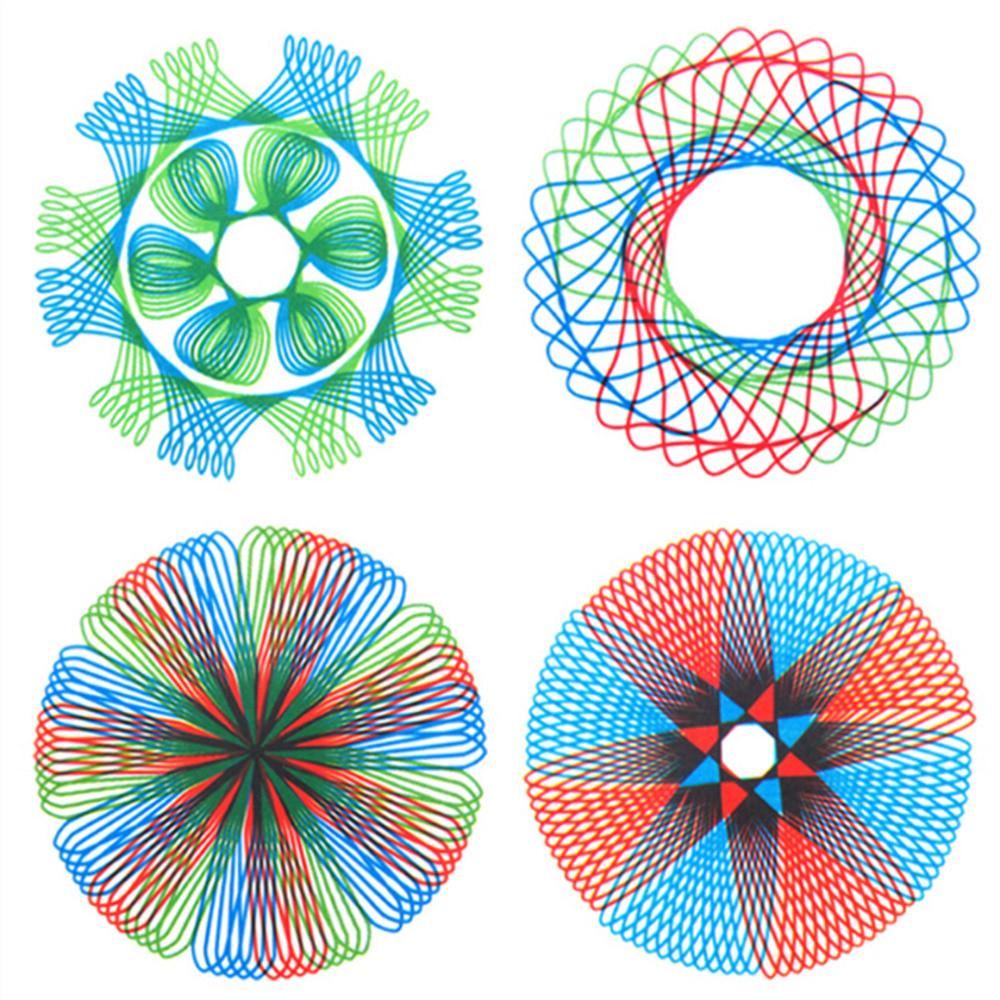 2019 Spirograph Deluxe Set Design Tin Set Draw Spiral Designs Interlocking Gears & Wheels Draw Toys