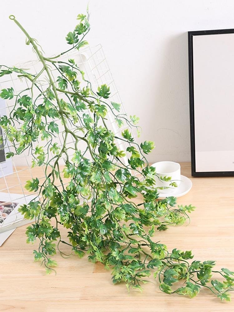 1 шт. искусственные лозы, искусственные подвесные растения в виде листьев черепахи, 100 см, пластиковая гирлянда из плюща, искусственные листья травы для украшения свадьбы и вечеринки в саду