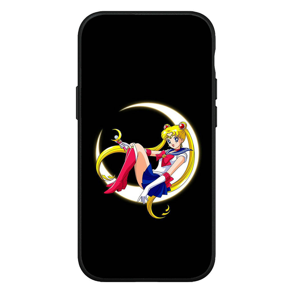 Чехол для iPhone 16 15 Xiaomi Redmi Note 14 13 12 11 Pro Max X 8 9 16e Samsung Galaxy S25 S24 S23 Moto G85 OPPO Huawei Сейлор Мун Милый Кот Чехол для Телефона