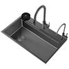 Royalstar 304 SS Embossed Single Bowl Kitchen Sink with Faucet