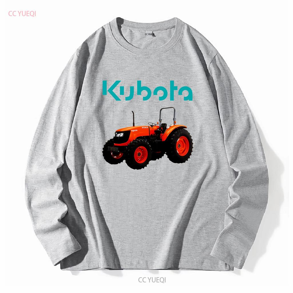 Мужская черная футболка с логотипом трактора Kubota, размер от S до 3XL, винтажная, стильная, повседневная, дизайнерская одежда, мягкая