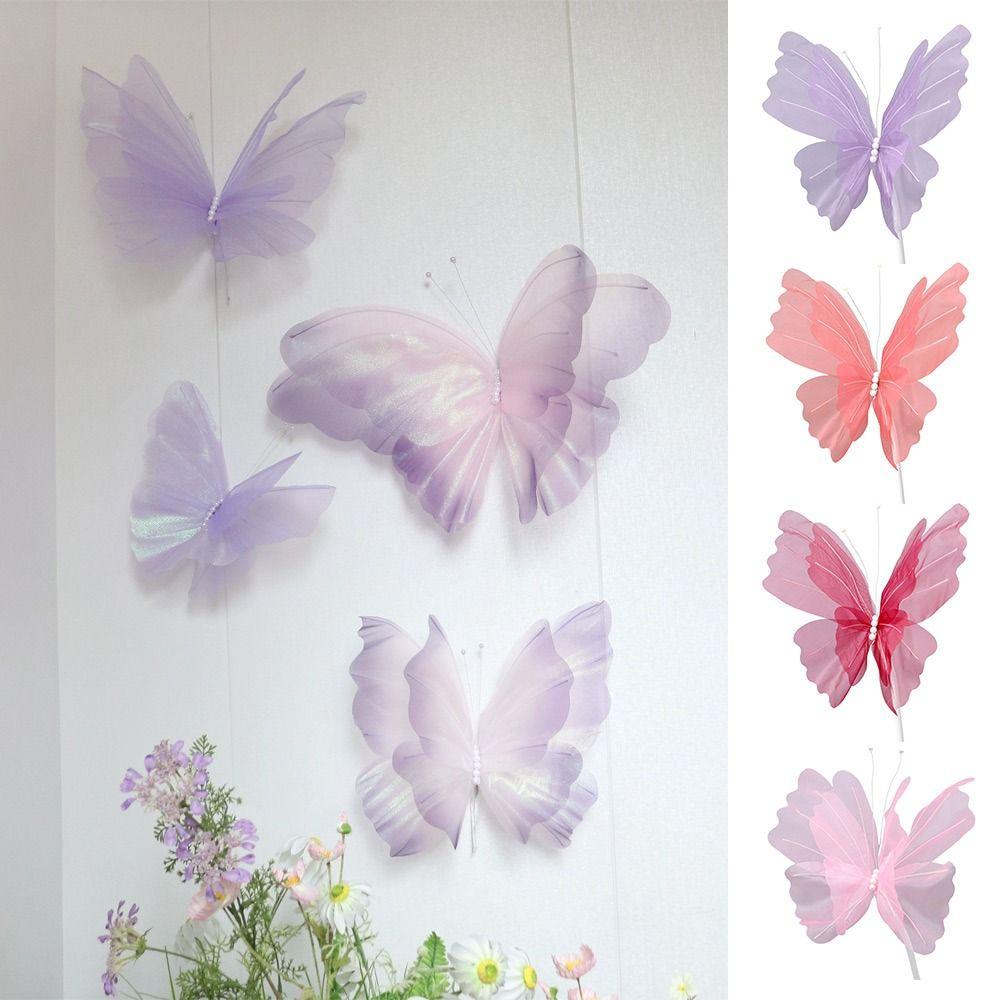 Hollow Design Simulation Butterfly 48cm Big Large Butterfly 3D Butterfly Mall Decoration