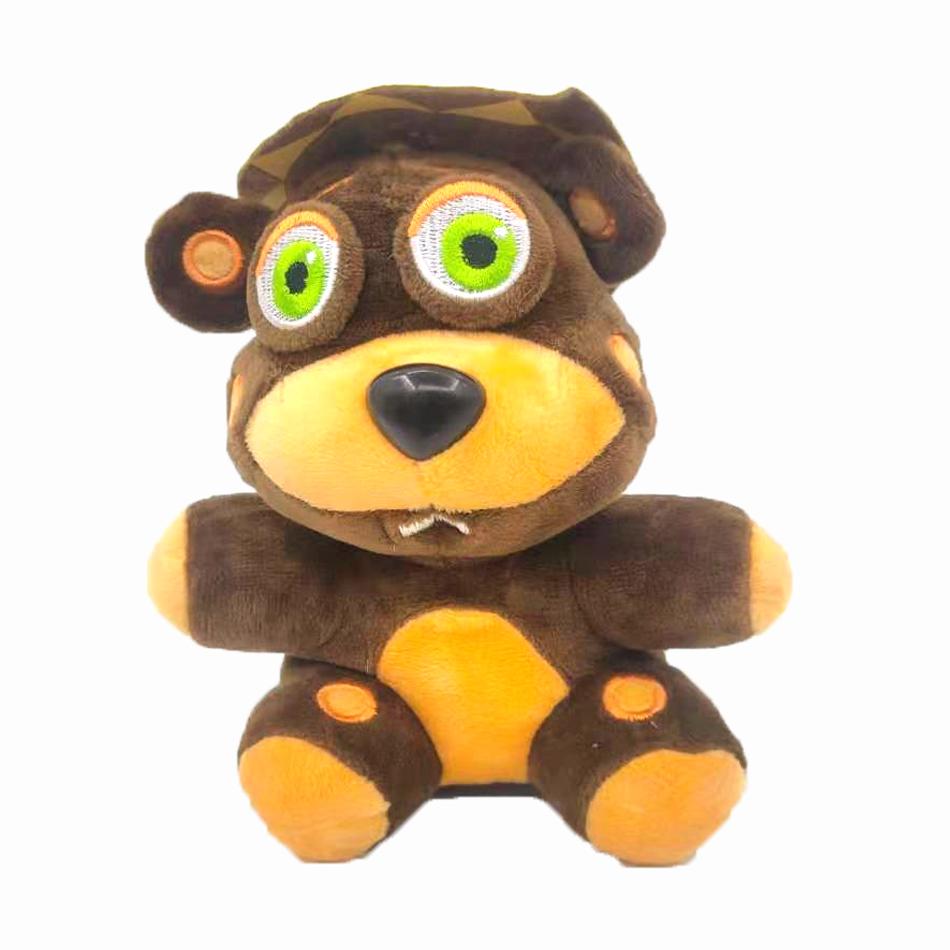 Плюшевая игрушка Фредди из FNAF для детей, Мягкие игрушки Медведь, Кролик Игра, Плюшевые игрушки FNAF, Подарок на день рождения, Рождество, Новый год, 18 см