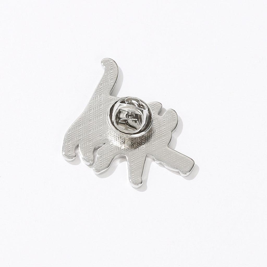 Креативная мультяшная черная кошка в форме популярной эмалированной булавки, значок на лацкан, брошь, забавная