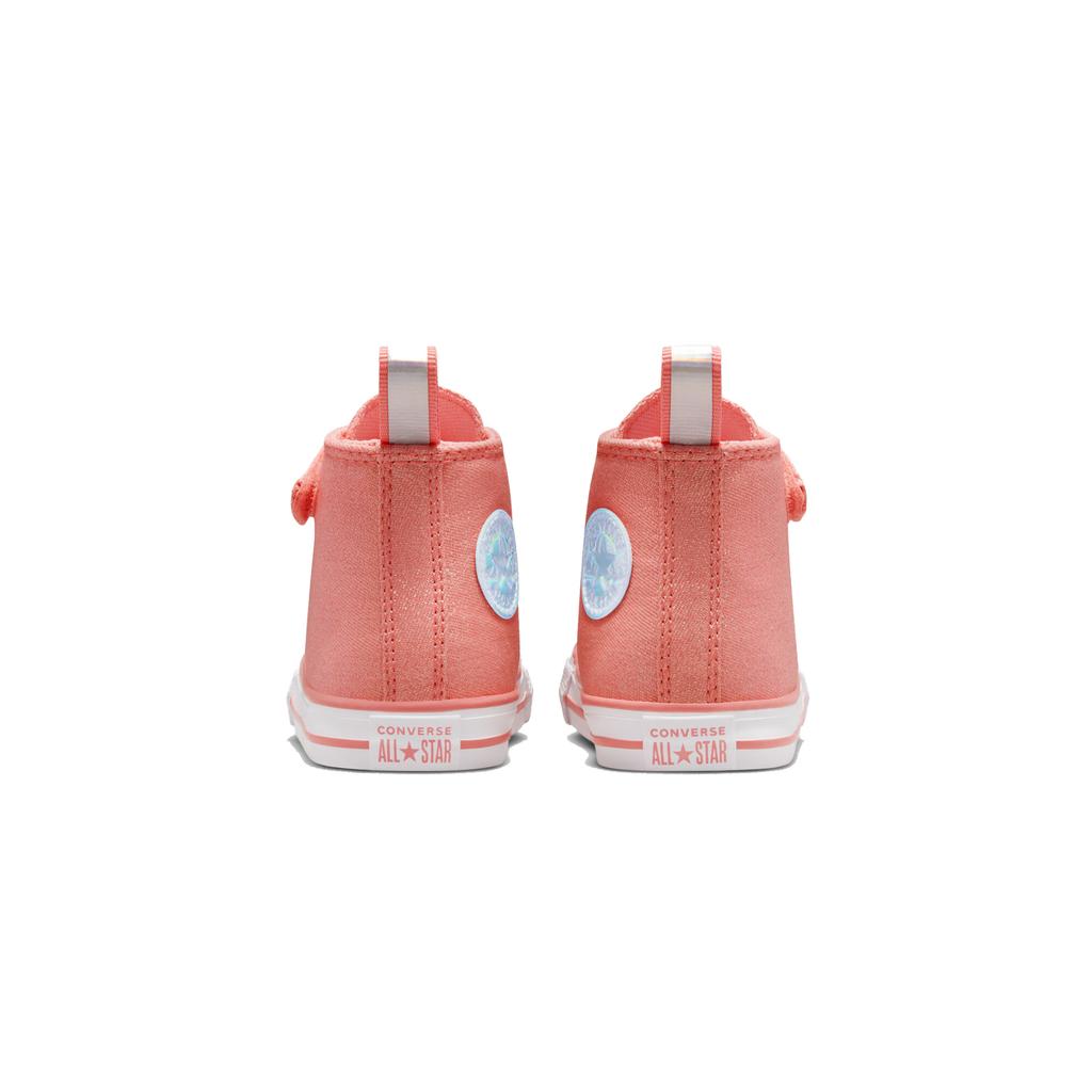 Converse Chuck Taylor All Star Удобная Модная Простая Высокие Кроссовки для Ходьбы Детские Кроссовки Розовый Белый A03590C