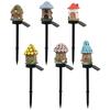 New LED Cartoon Creative Mushroom Lamp Outdoor Waterproof Atmosphere Decorative Floor Plug In Light Solar Garden Landscape Light