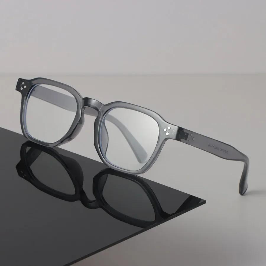 Minimalist Luxury Transparent Glasses Cool Square Frame Eyeglass Women Men Cool Clear Lens Frame Glasses