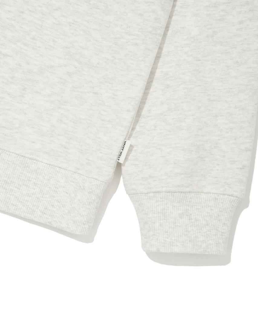 WACKY WILLY Women'S Vintage Graphic Semi-Oversized Sweatshirt Oatmeal