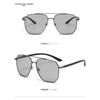 Polarized Sunglasses Men's High-end UV Protection Driving Yellow Lenses Sunglasses Anti-glare Square Fishing Glasses