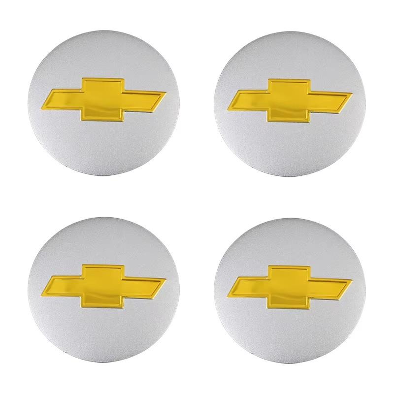 FVX1 56mm Car Wheel Hub Center Cap Metal Emblem Stickers For Chevrolet Cruze Malibu Colorado Suburban Equinox Blazer Trax Camaro Spar
