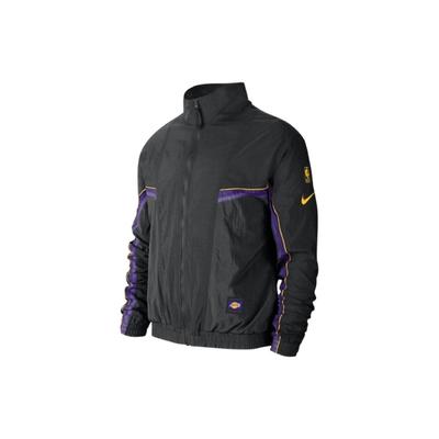 Мужская куртка на молнии с логотипом NBA 'Lakers Black' CJ7148-010