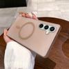 For Samsung Galaxy S24 FE Magnetic Case Compatible with MagSafe Frosted PC Phone Cover